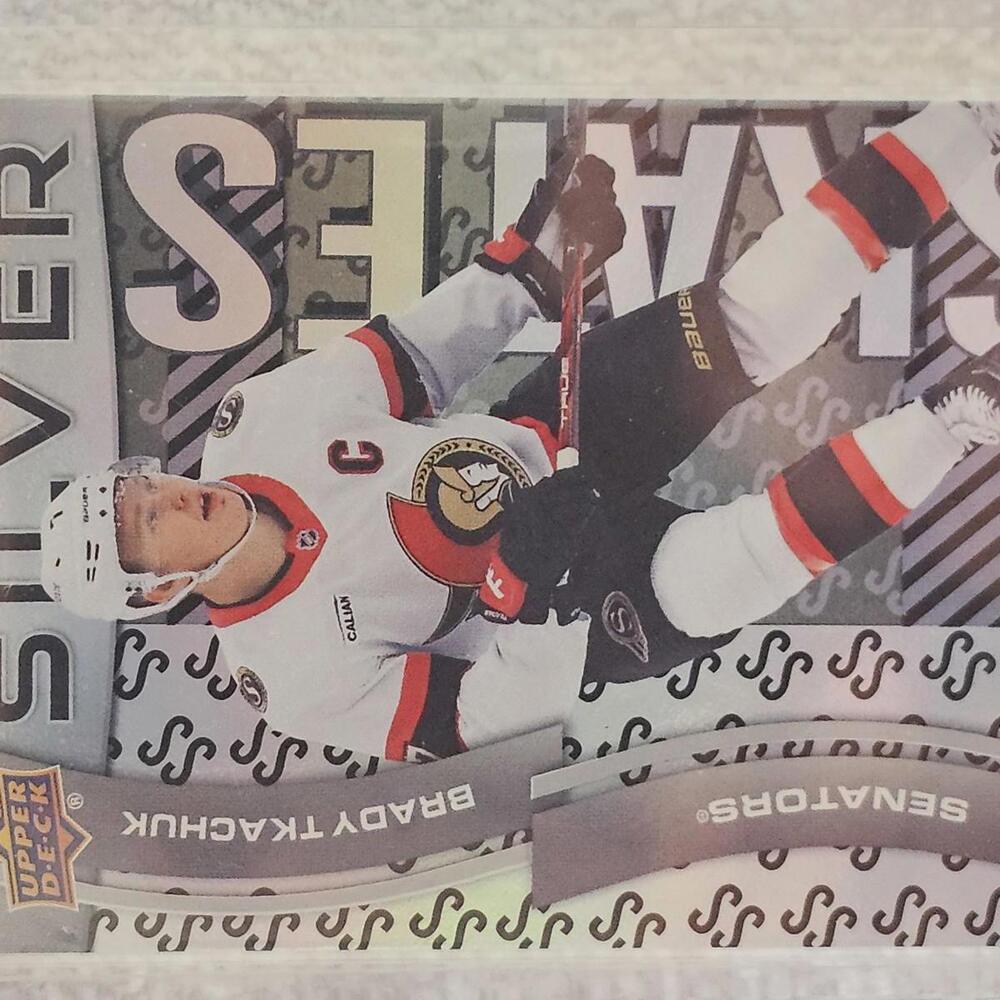 Brady Tkachuk Silver Skates Card - Ottawa Senators - Upper Deck 2024-25